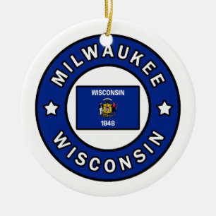 Milwaukee Wisconsin Keramisch Ornament