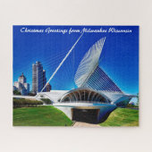 Milwaukee Wisconsin. kerstcadeautjes Legpuzzel (Horizontaal)