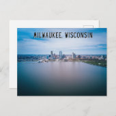 Milwaukee Wisconsin Lake Briefkaart (Voorkant / Achterkant)