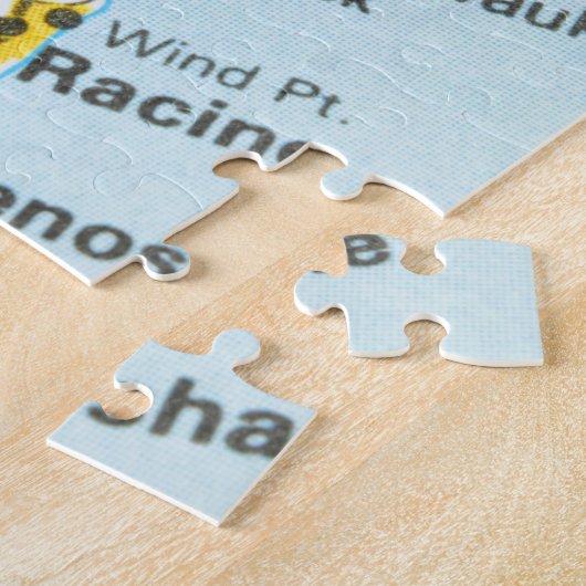 Milwaukee, Wisconsin Legpuzzel (Zijkant)