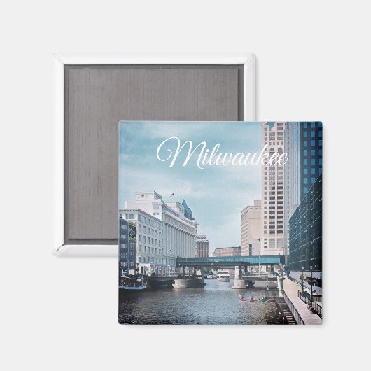 Milwaukee Wisconsin Magneet (Voorkant / Achterkant)