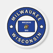 Milwaukee Wisconsin Magneet (Voorkant)