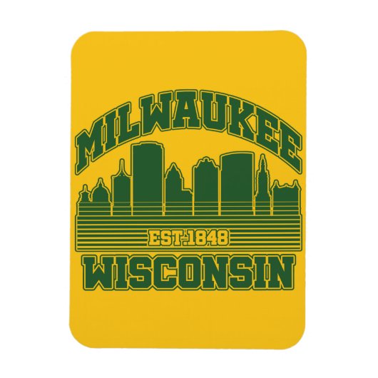 Milwaukee, Wisconsin Magneet (Verticaal)