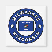 Milwaukee Wisconsin Magneet (Voorkant)