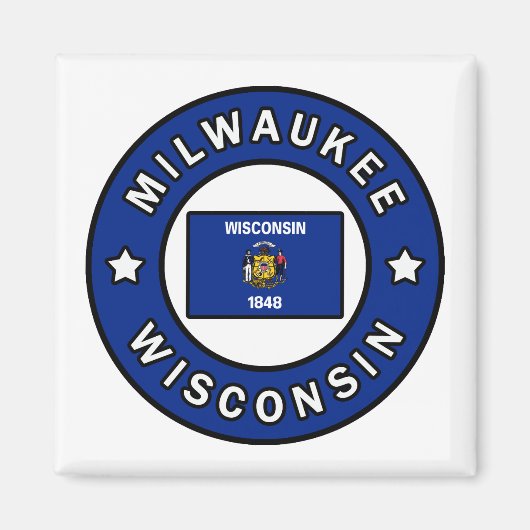 Milwaukee Wisconsin Magneet (Voorkant)