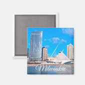 Milwaukee Wisconsin Magnet (Voorkant / Achterkant)