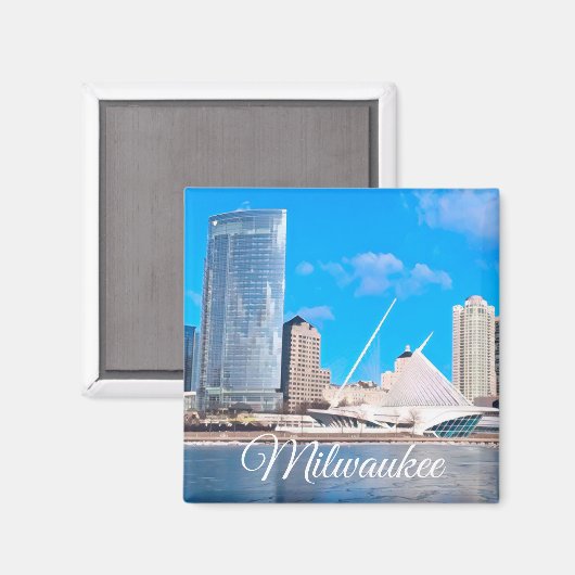 Milwaukee Wisconsin Magnet (Voorkant / Achterkant)