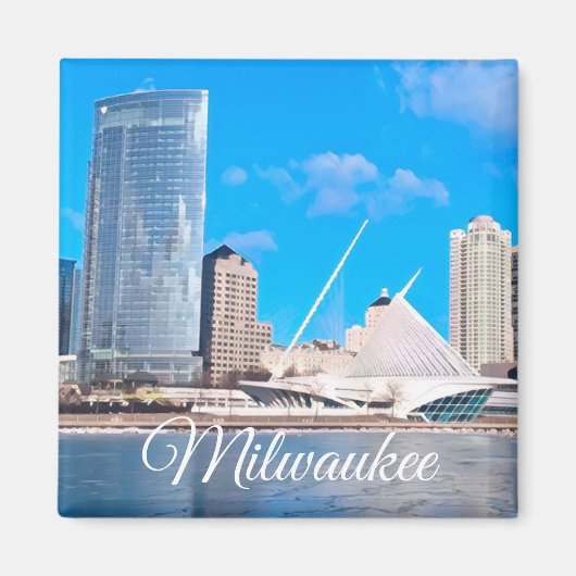 Milwaukee Wisconsin Magnet (Voorkant)