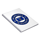 Milwaukee Wisconsin Notitieboek (Rechterzijde)