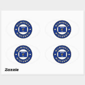 Milwaukee Wisconsin Ovale Sticker (Vel)