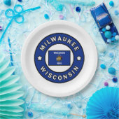 Milwaukee Wisconsin Papieren Bordje (Feest)