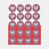 Milwaukee Wisconsin Pools Fleece Deken (Voorkant)