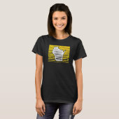 Milwaukee Wisconsin Retro Gradiënt Strepen T-shirt (Voorkant volledig)