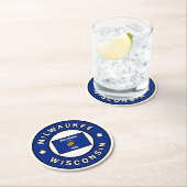 Milwaukee Wisconsin Ronde Kartonnen Onderzetter (Insitu)