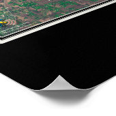 Milwaukee Wisconsin Satellite Poster Map (Hoek)