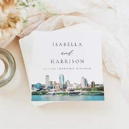 MILWAUKEE Wisconsin Skyline Bestemmingsreizen Servet