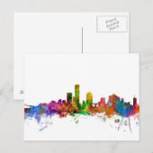 Milwaukee Wisconsin Skyline Briefkaart (Voorkant / Achterkant)