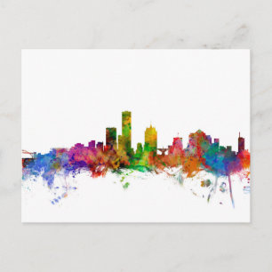 Milwaukee Wisconsin Skyline Briefkaart