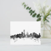 Milwaukee Wisconsin Skyline Briefkaart (Staand voorkant)