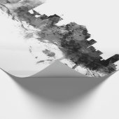 Milwaukee Wisconsin Skyline Cadeaupapier (Hoek)