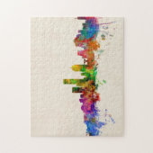 Milwaukee Wisconsin Skyline Cityscape Legpuzzel (Verticaal)