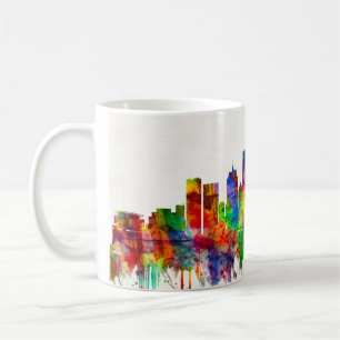 Milwaukee Wisconsin skyline Koffiemok
