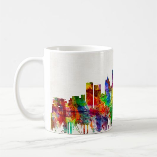Milwaukee Wisconsin skyline Koffiemok (Links)
