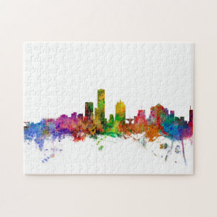 Milwaukee Wisconsin Skyline Legpuzzel