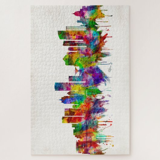 Milwaukee Wisconsin skyline Legpuzzel (Verticaal)