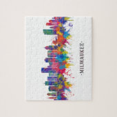 Milwaukee Wisconsin Skyline Legpuzzel (Verticaal)