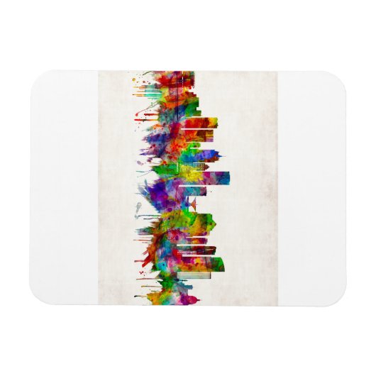 Milwaukee Wisconsin skyline Magneet (Horizontaal)