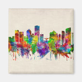 Milwaukee Wisconsin skyline Magneet (Voorkant)