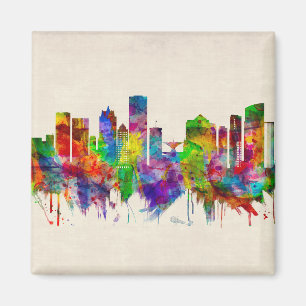 Milwaukee Wisconsin skyline Magneet