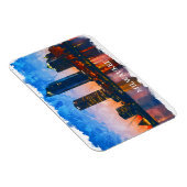 Milwaukee Wisconsin Skyline Panorama Uitzicht Magneet (Rechterzijde)