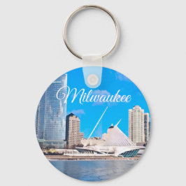 Milwaukee Wisconsin Skyline Sleutelhanger