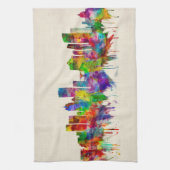 Milwaukee Wisconsin skyline Theedoek (Verticaal)