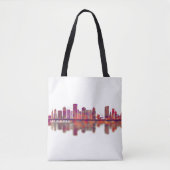 Milwaukee Wisconsin Skyline Tote Bag (Voorkant)