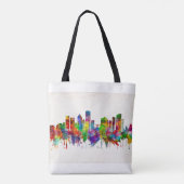 Milwaukee Wisconsin skyline Tote Bag (Achterkant)