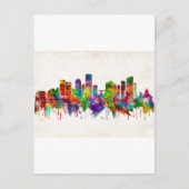 Milwaukee Wisconsin skyline Uitnodiging Briefkaart (Voorkant)