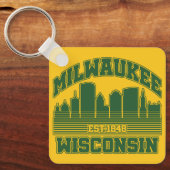 Milwaukee, Wisconsin Sleutelhanger (Voorkant)