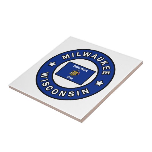 Milwaukee Wisconsin Tegeltje (Zijkant)