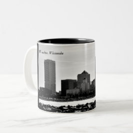 Milwaukee, Wisconsin Tweekleurige Koffiemok