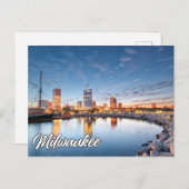 Milwaukee, Wisconsin, Verenigde Staten Briefkaart (Voorkant / Achterkant)