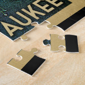 Milwaukee Wisconsin Vintage Travel Legpuzzel (Zijkant)