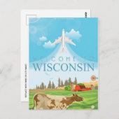 Milwaukee Wisconsin Vintage Travel Verenigde State Briefkaart (Voorkant / Achterkant)