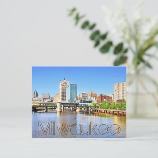 Milwaukee, Wisconsin, VS Briefkaart (Staand voorkant)