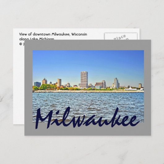 Milwaukee, Wisconsin, VS Briefkaart (Voorkant / Achterkant)