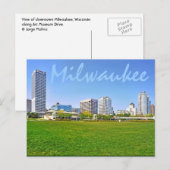 Milwaukee, Wisconsin, VS Briefkaart (Voorkant / Achterkant)