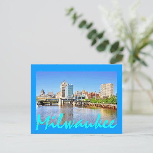 Milwaukee, Wisconsin, VS Briefkaart (Staand voorkant)