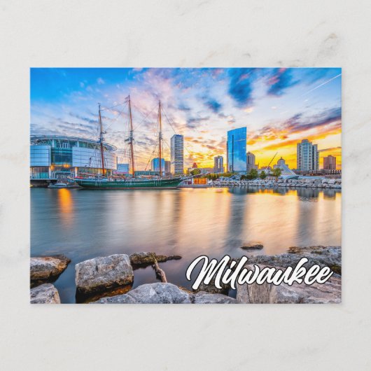 Milwaukee, Wisconsin, VS Briefkaart (Voorkant)